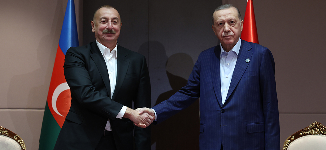 Cumhurbaşkanı Erdoğan, Azerbaycan Cumhurbaşkanı Aliyev ile görüştü